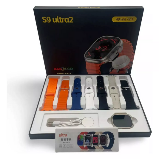 Kit reloj inteligente S9 ultra 7 correas